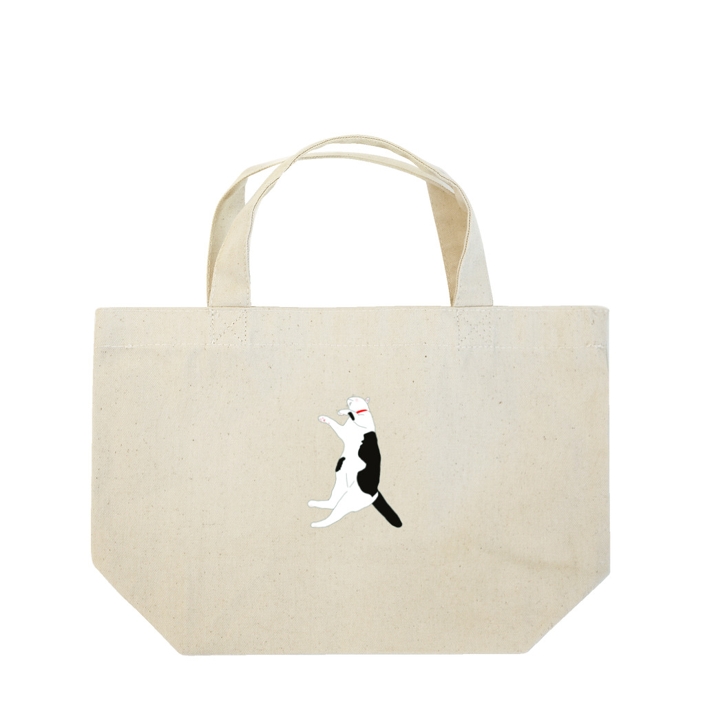 小鳥と映画館の落ちてるネコ Lunch Tote Bag