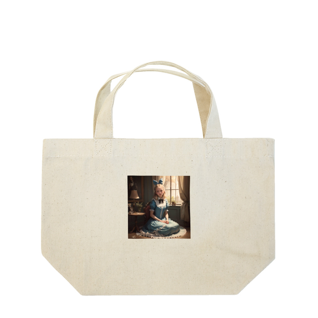 LONGSTONEのアリスインワンダーランド Lunch Tote Bag