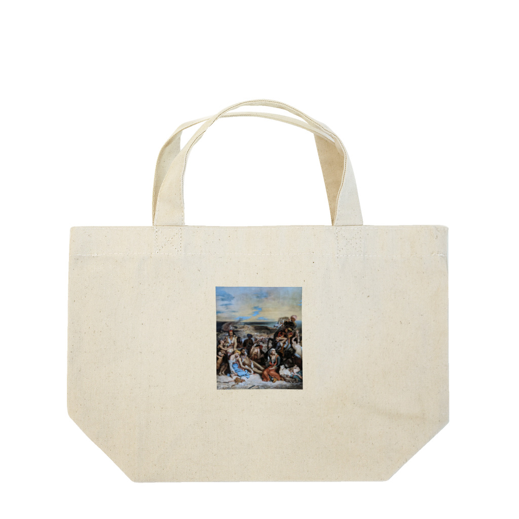 世界美術商店のキオス島の虐殺 / The Massacre at Chios Lunch Tote Bag