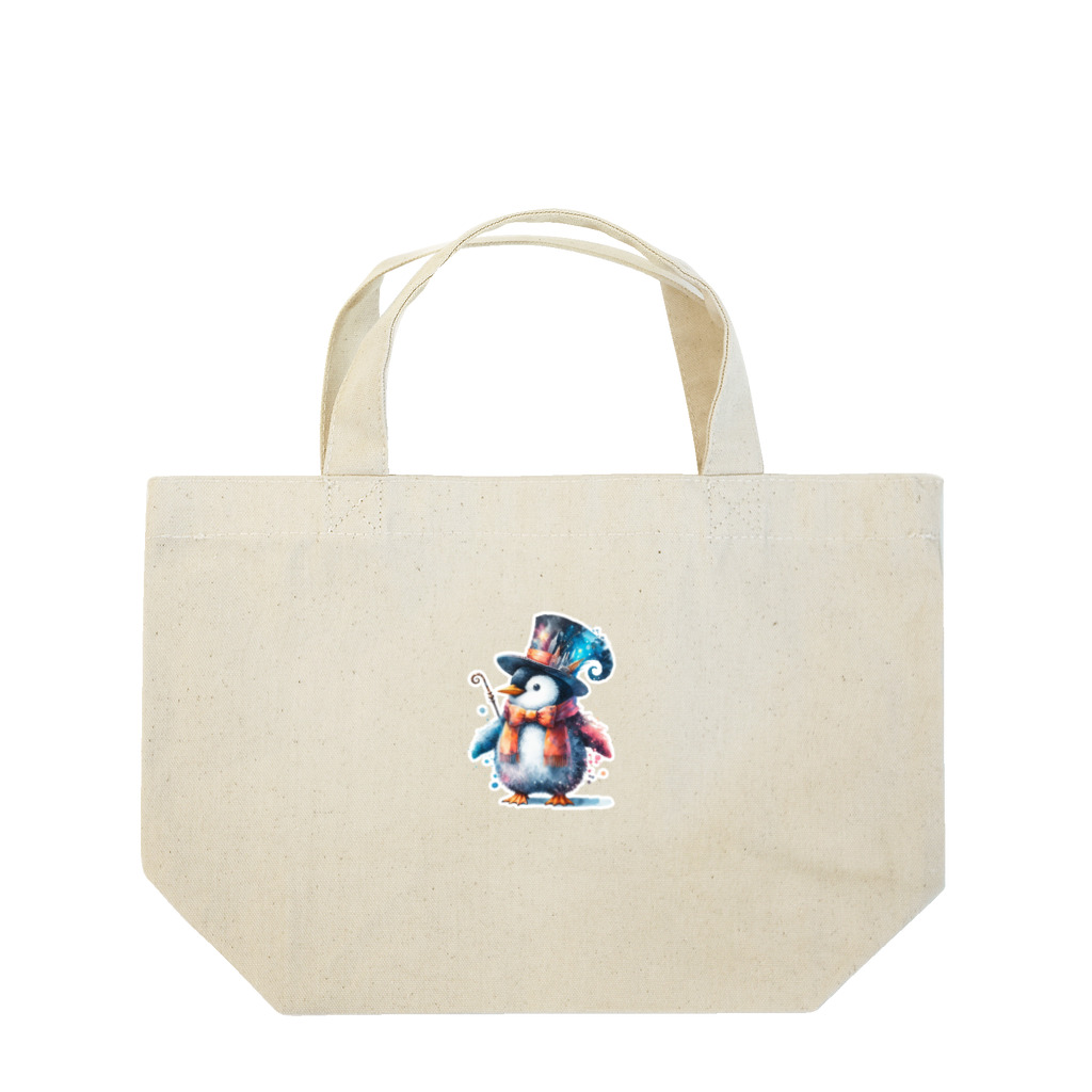 CYBER ARTのペンギンのぎん Lunch Tote Bag