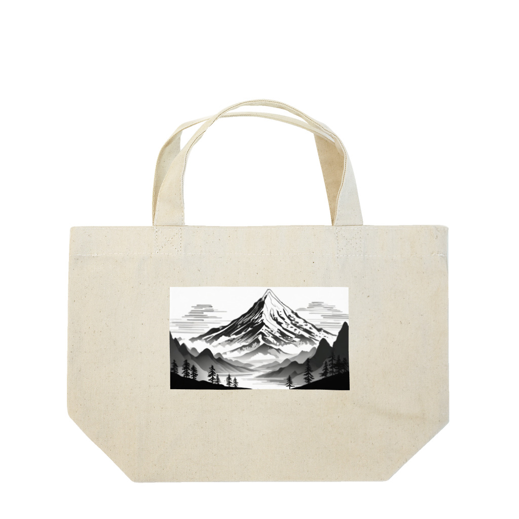 Kz_25@アウトドアーのキャンプファッション -The mountain- Lunch Tote Bag