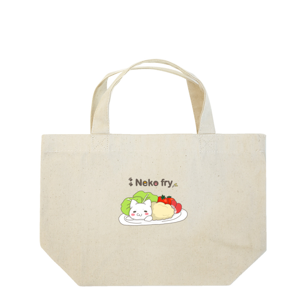 はいぢゃんぷ！shop＿suzuri支店＿のねこフライ Lunch Tote Bag