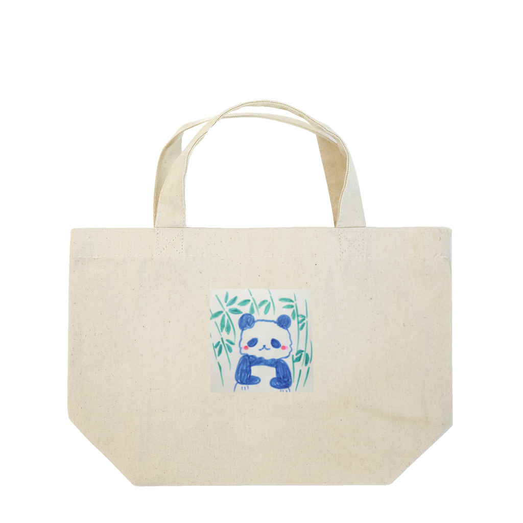 モチクマのモフモフパンダ君 Lunch Tote Bag