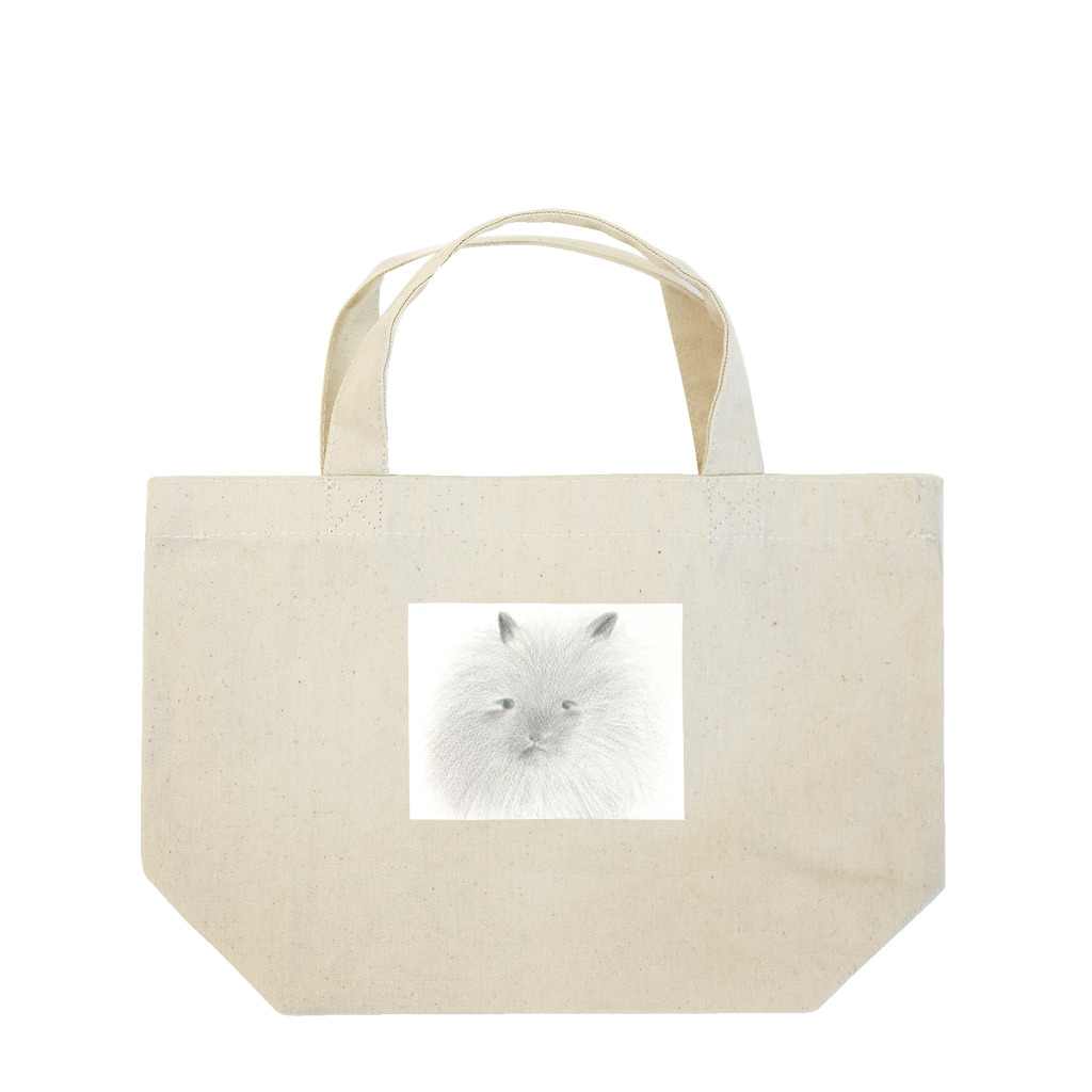 月詠桔梗のふわふわうさぎ Lunch Tote Bag