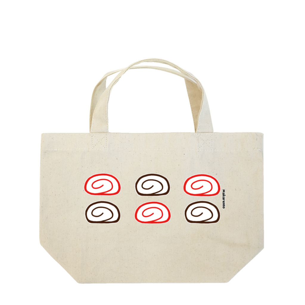 MAKARENTO　ＳＨＯＰのKAMABOKO模様シンプル Lunch Tote Bag