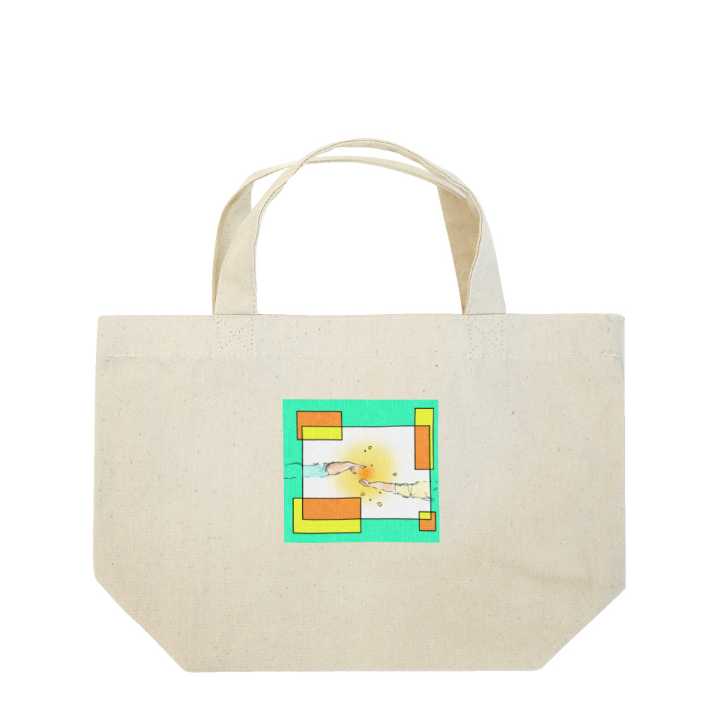 みつまめこshopのぬくもり Lunch Tote Bag