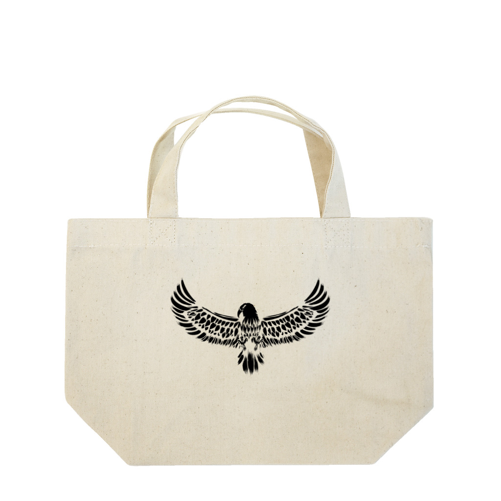 chicodeza by suzuriの鷲のシルエット Lunch Tote Bag