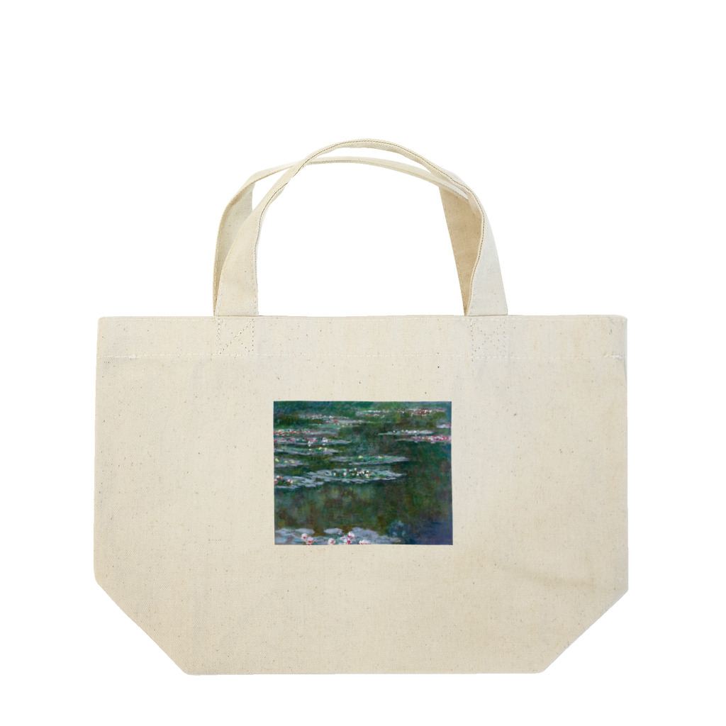 名画館のモネ「睡蓮②」　クロード・モネの絵画【名画】睡蓮シリーズ Lunch Tote Bag