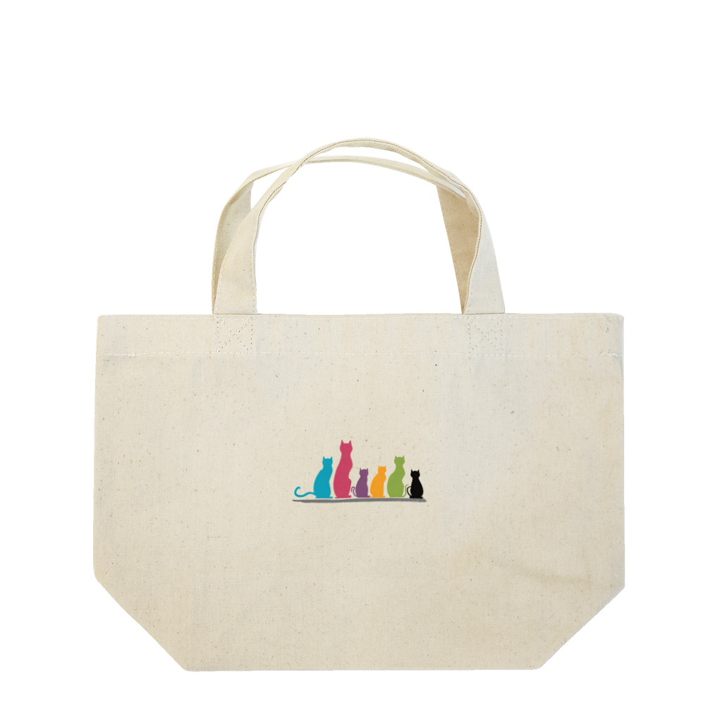 きら星の猫えんぴつ Lunch Tote Bag