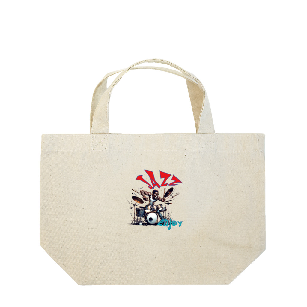 Sachi0625のビート・ブラスト・ドラマー Lunch Tote Bag