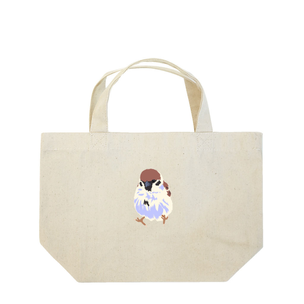 なはるんのジャンプするすずめ Lunch Tote Bag