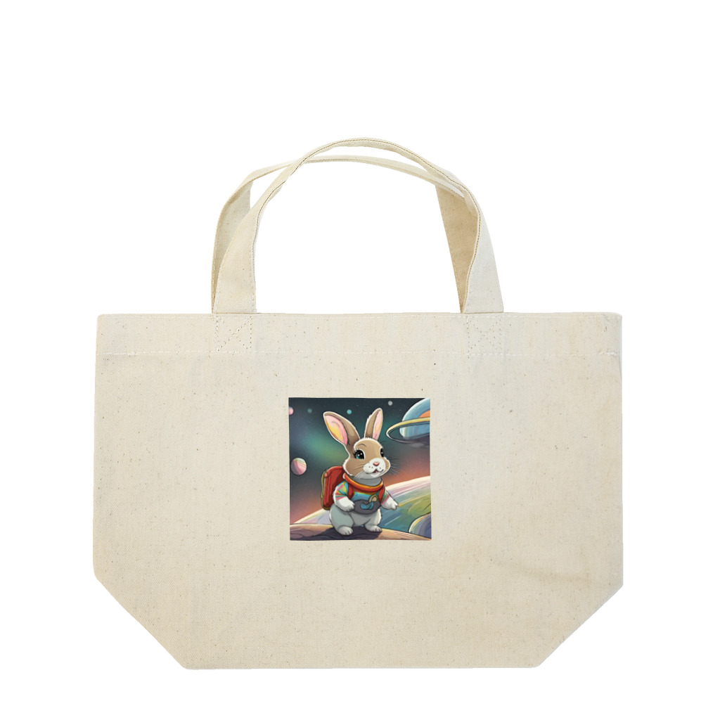 うさぎやの宇宙を旅するうさぎ2 Lunch Tote Bag