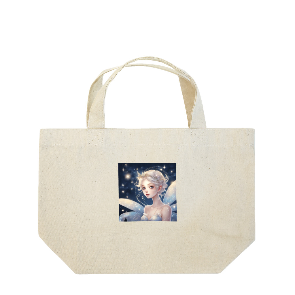 kirakira_healingの星の妖精の微笑み💫 Lunch Tote Bag