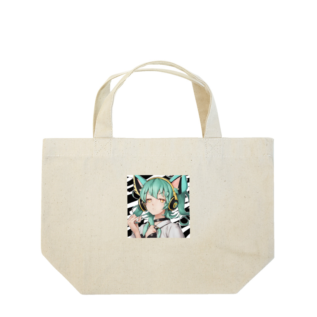 VOCALOID風な商品をのVOCALOID風 猫耳ちゃん Lunch Tote Bag