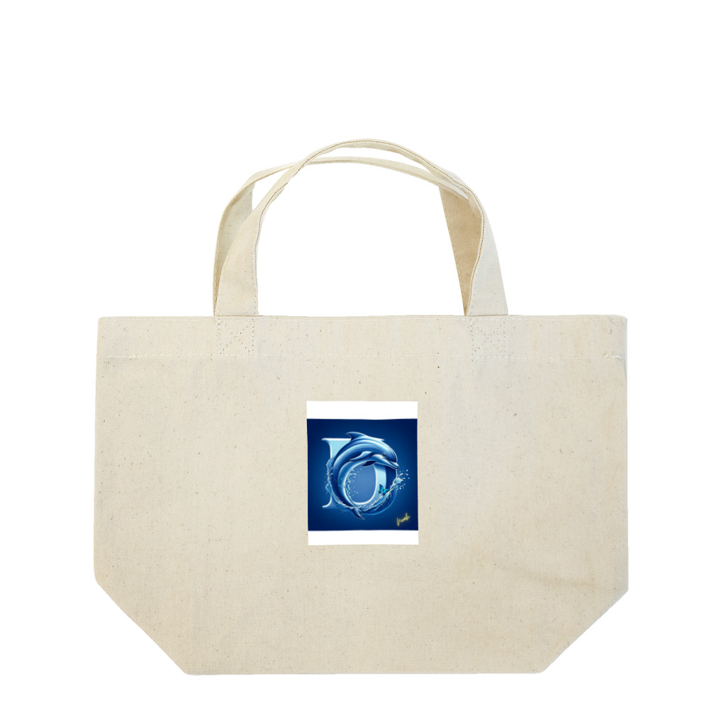 NaturalCanvasのDolphin Lunch Tote Bag