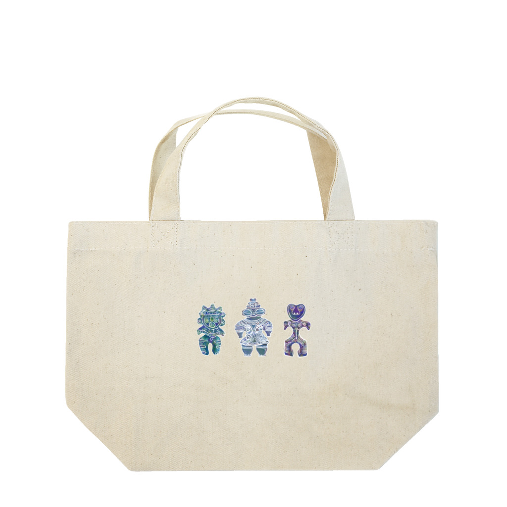 hiromashiiiの土偶三姉妹 Lunch Tote Bag