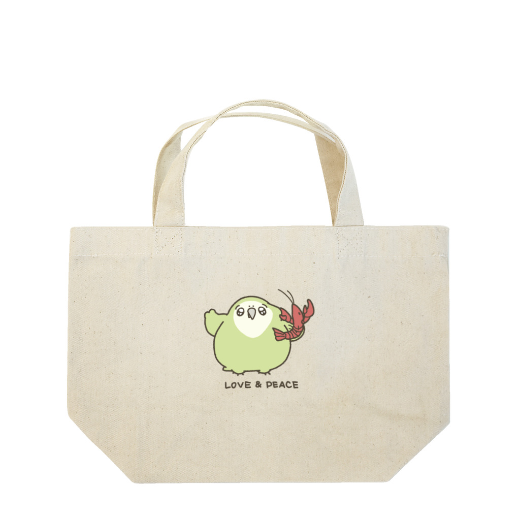 カカポのかぽぽのLOVE and PEACE Lunch Tote Bag