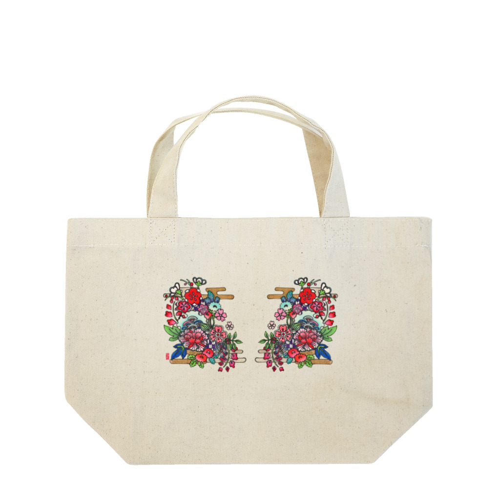 JapaneseArt Yui Shopの咲き誇れ Lunch Tote Bag