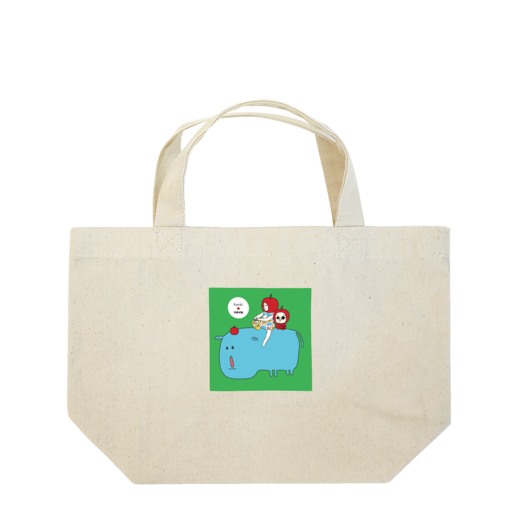 とんきっき本舗のとんき×ハナイロ　どおお！！ Lunch Tote Bag