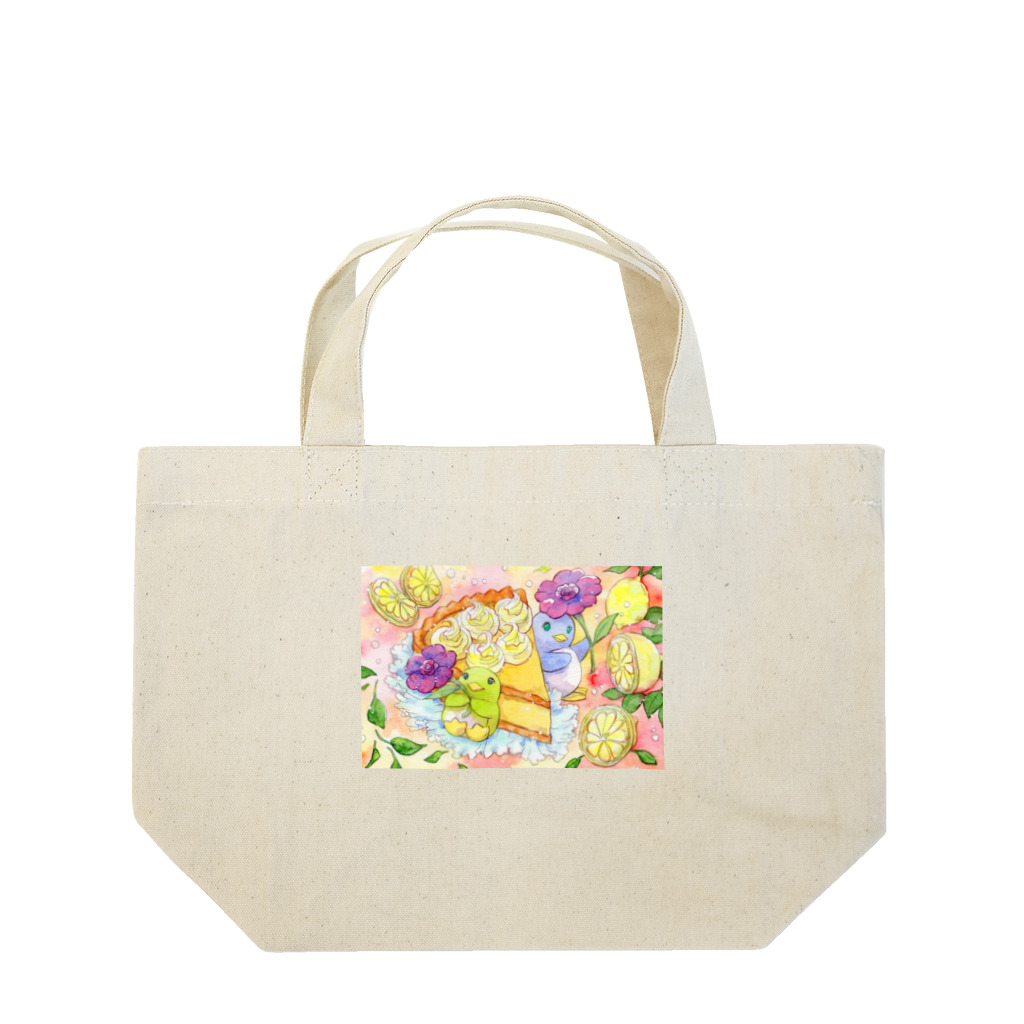 Akariya Manamiのペンギン☆レモンメレンゲケーキ Lunch Tote Bag