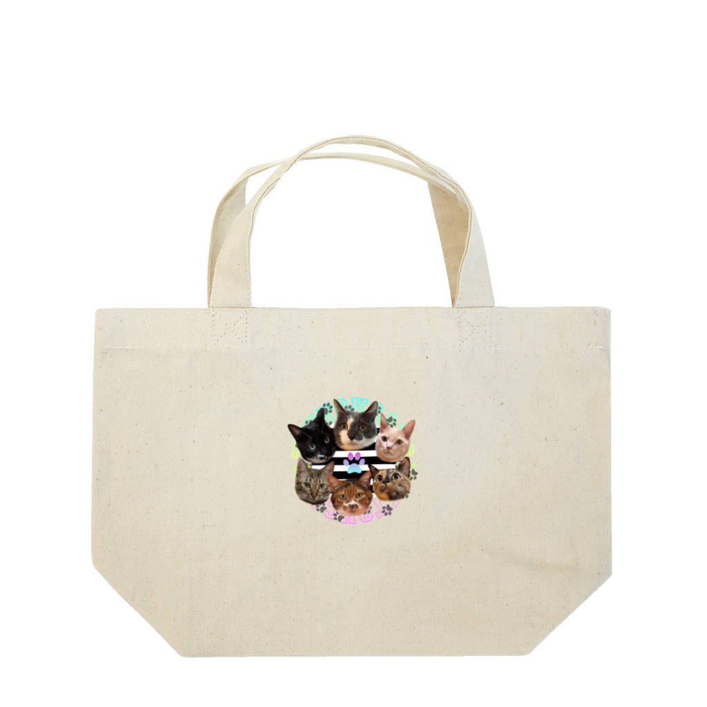 くぅTikTok猫部のTikTok猫部ランチトートバッグ Lunch Tote Bag