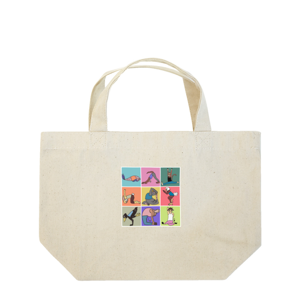 kuuleiのYOGA × Animals Lunch Tote Bag