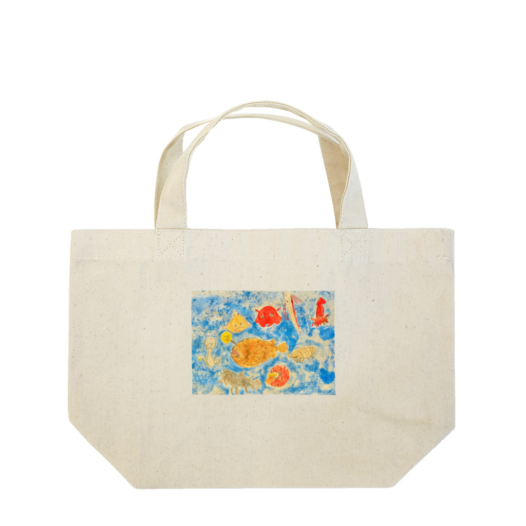 Peach Blueのしんかいぎょ Lunch Tote Bag