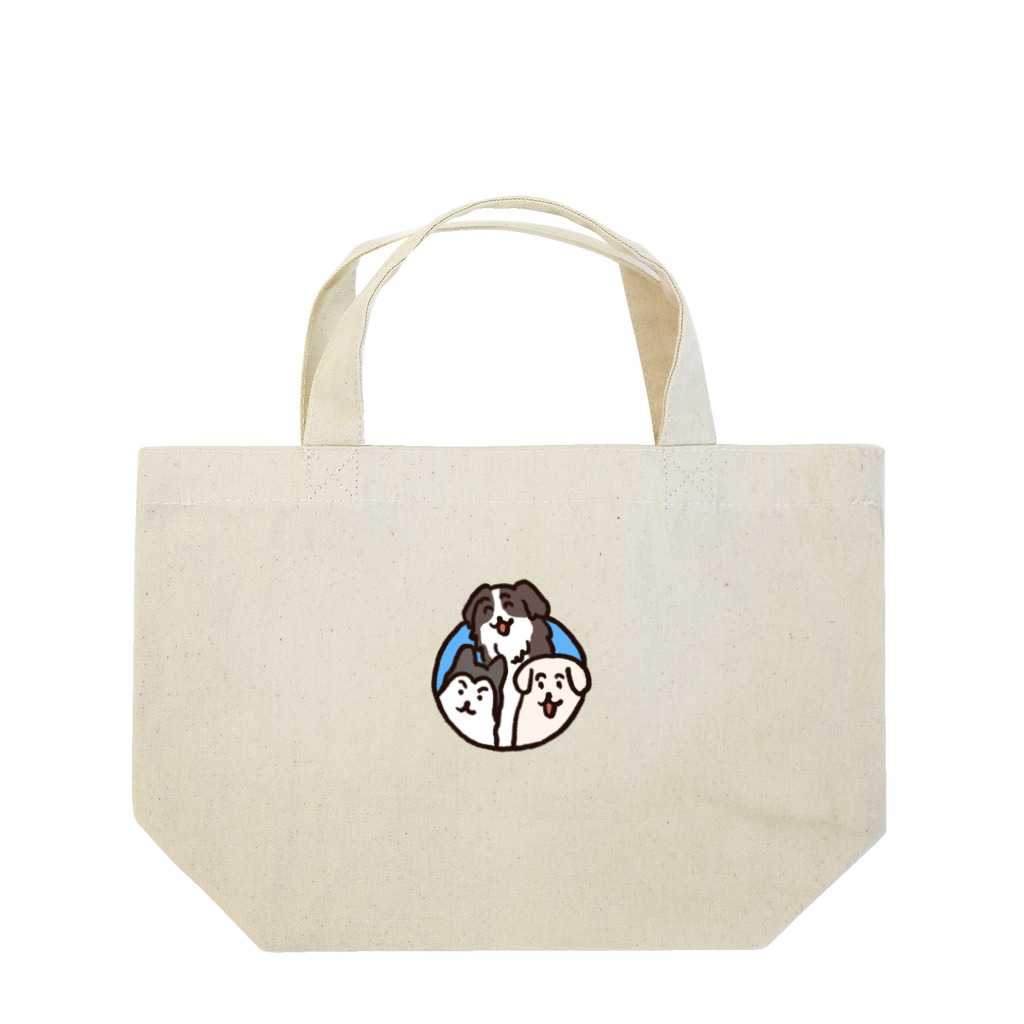 自由の飛び出す犬 Lunch Tote Bag