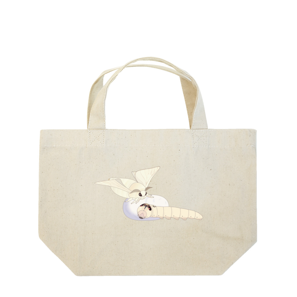 ぷにっと！パピなみ【公式】のカイコガ(しゅうごう) Lunch Tote Bag