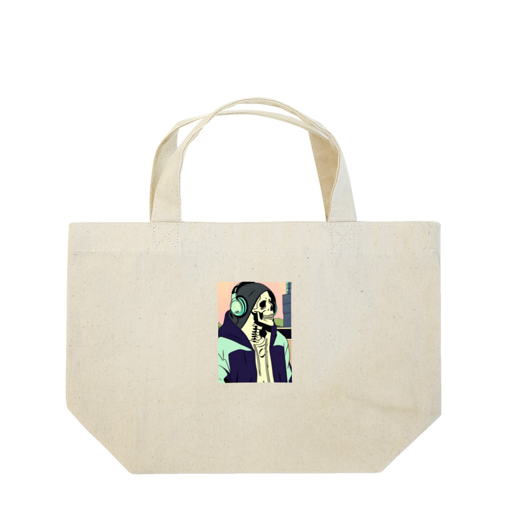 Mohananndaのおしゃれなガイコツ Lunch Tote Bag