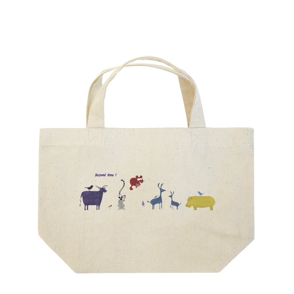 nachau7の動物たちの風の音 simple-80 Lunch Tote Bag