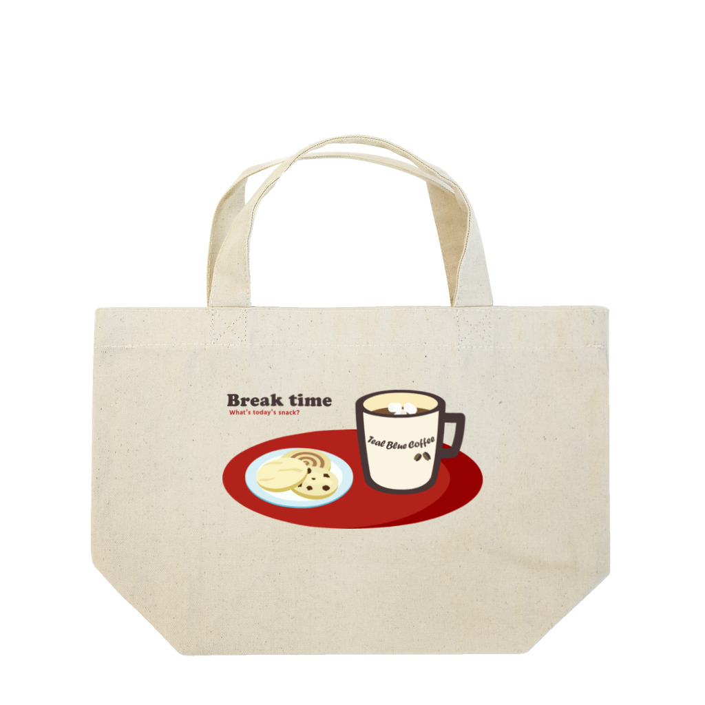 Teal Blue CoffeeのBreak time Lunch Tote Bag