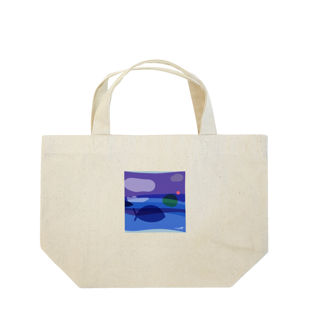 tidepoolのベイトボールとツナdesign Lunch Tote Bag