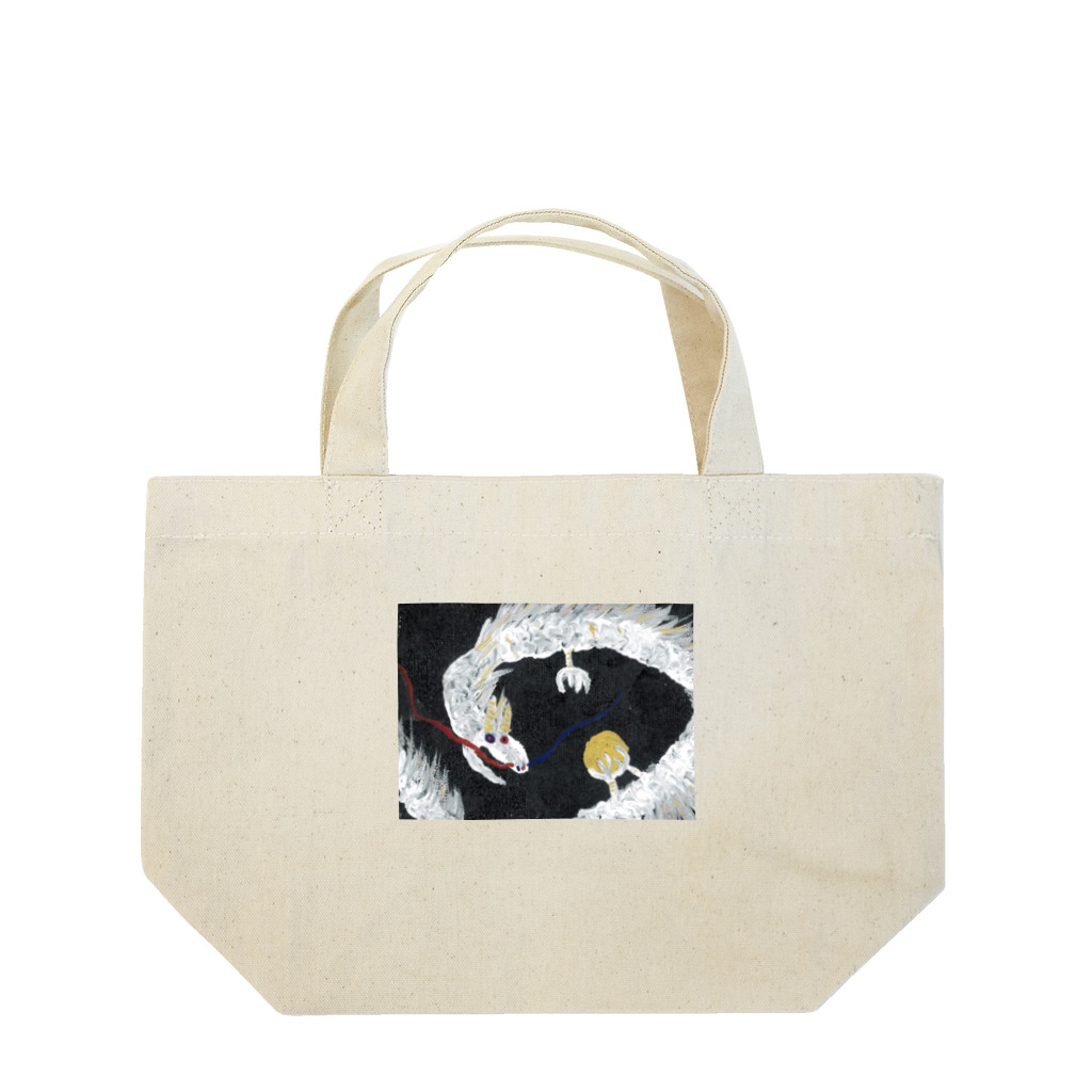 funny dragonのオッドアイドラゴン Lunch Tote Bag