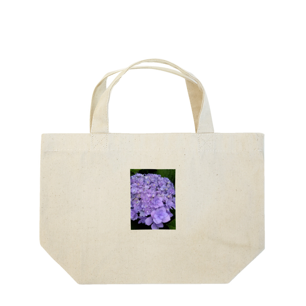 yurisacinの紫陽花（紫） ランチトートバッグ