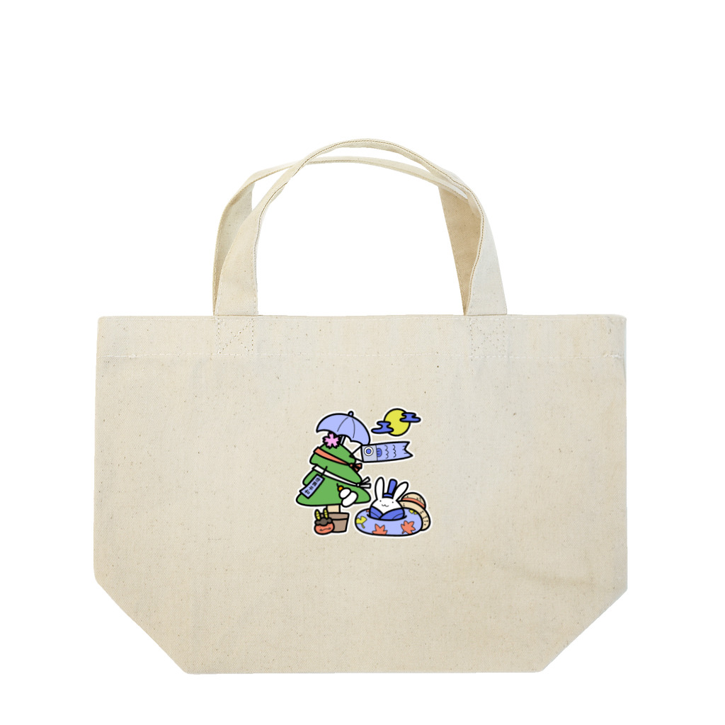 幸うさ.comの季節に迷った時用 Lunch Tote Bag