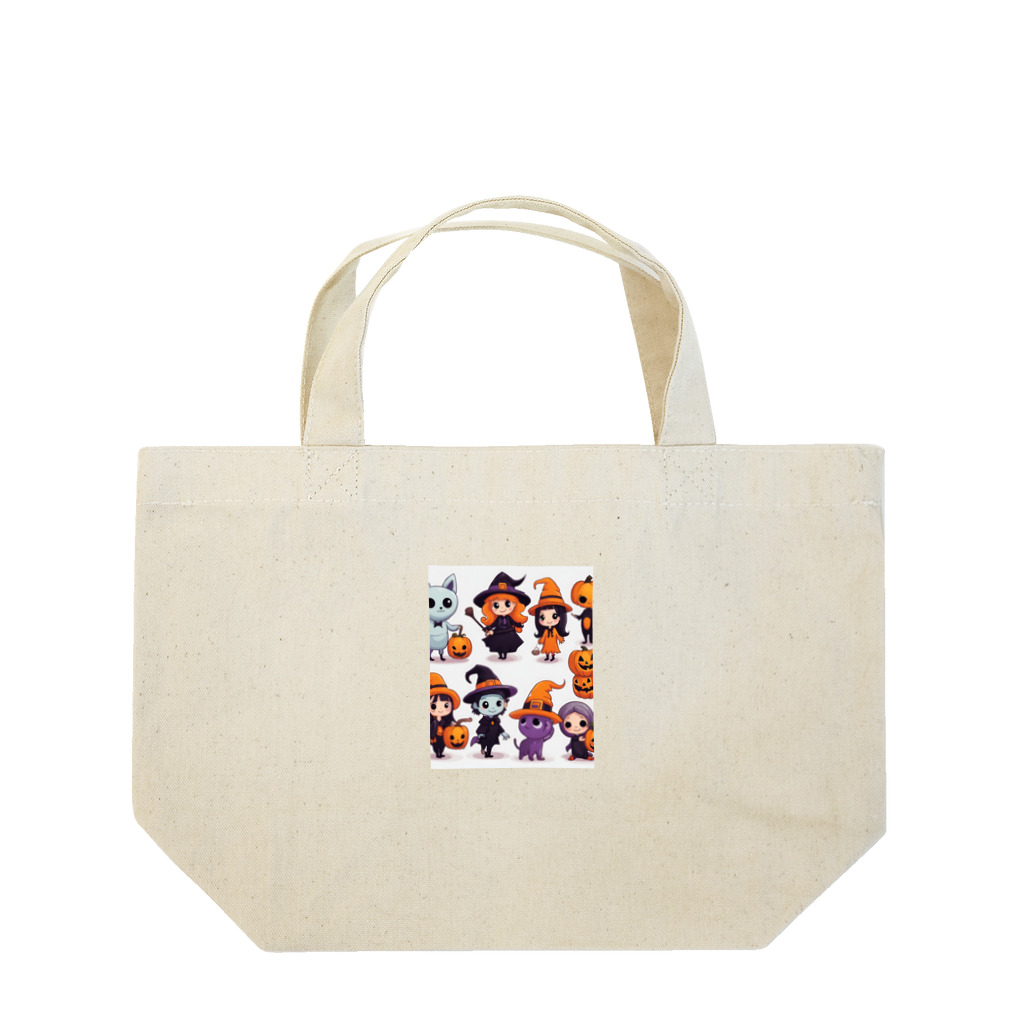 ワンダーワールド・ワンストップのたくさんのかわいいハローウィーンキャラクター② Lunch Tote Bag