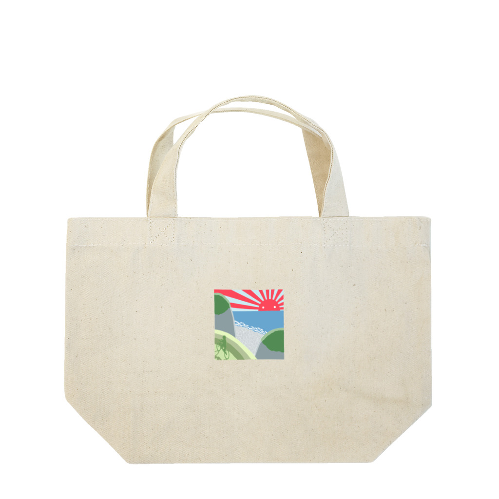 eugorameniwaの浜辺の朝日 Lunch Tote Bag