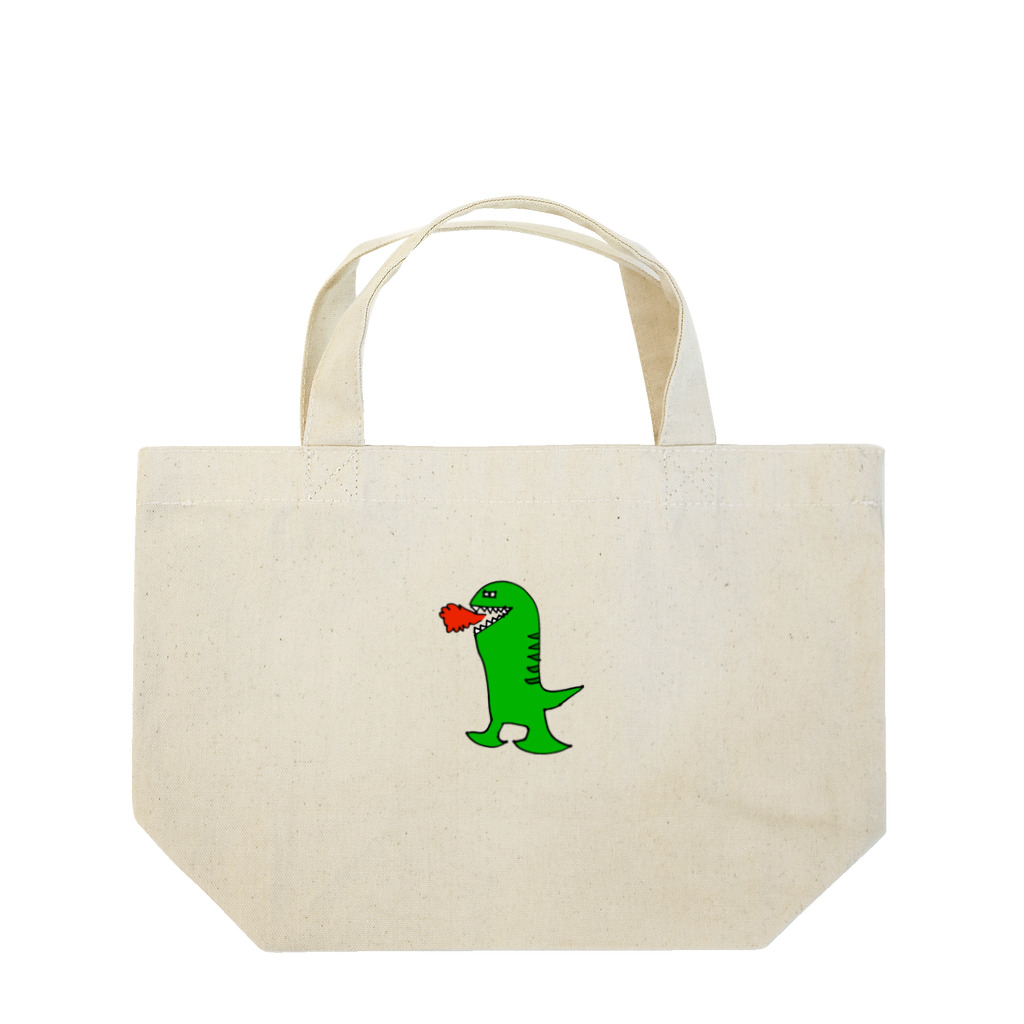 星ひゅうたのかわいい生き物たちのザウルスくん Lunch Tote Bag