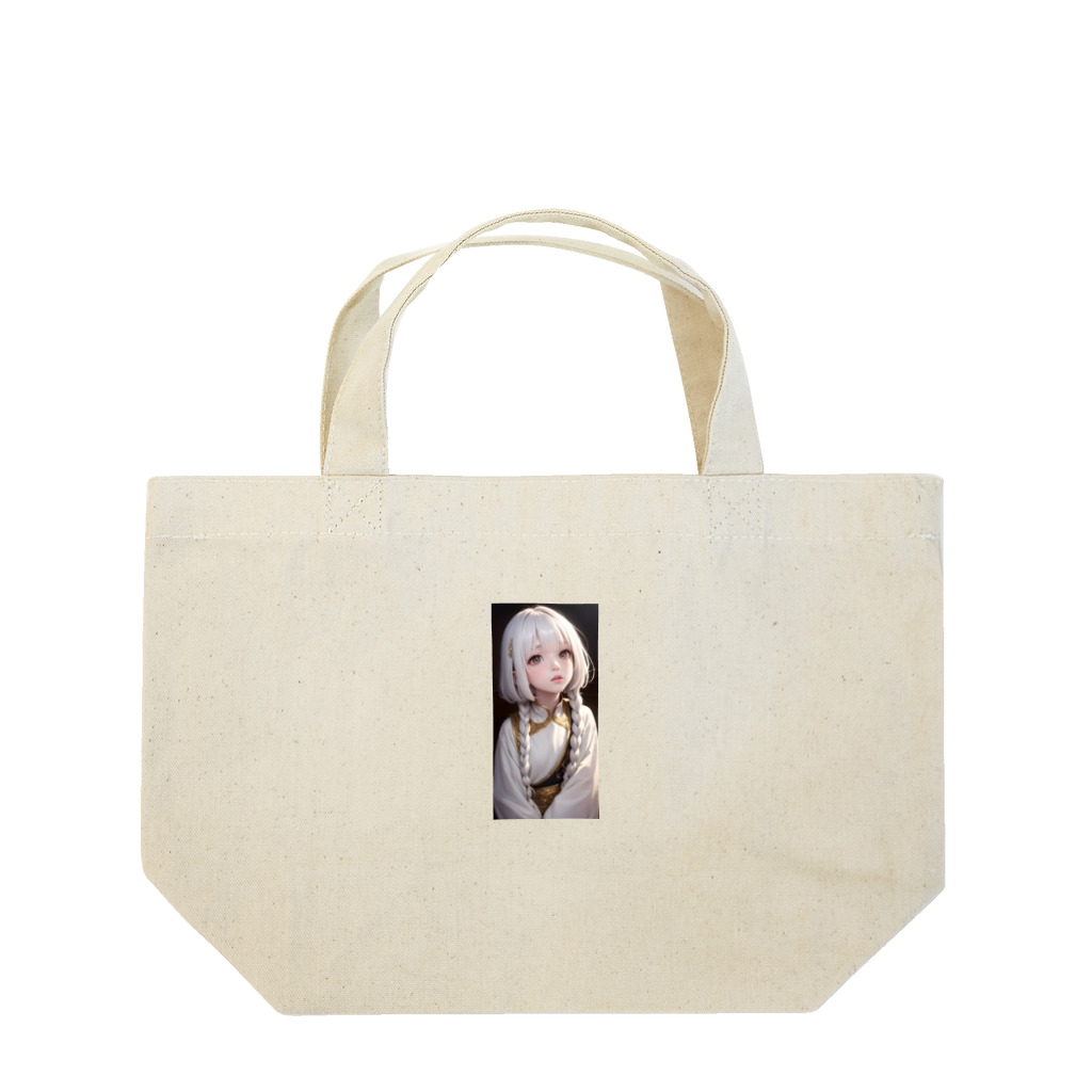 FUKUGYOのキュートガール Lunch Tote Bag