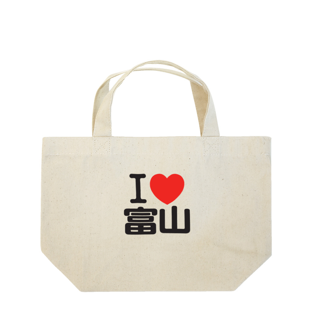 I LOVE SHOPのI LOVE 富山 Lunch Tote Bag