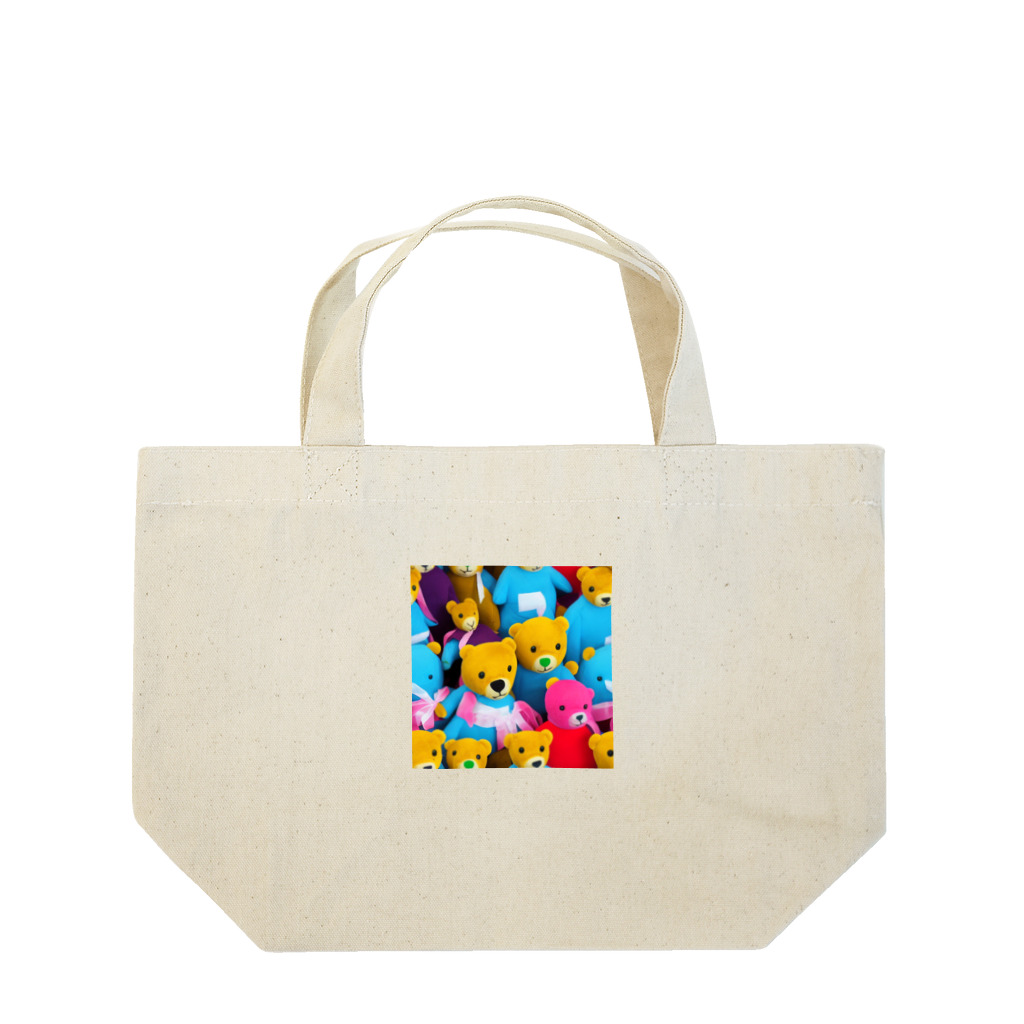 ミラくまのくまさんがたくさん Lunch Tote Bag