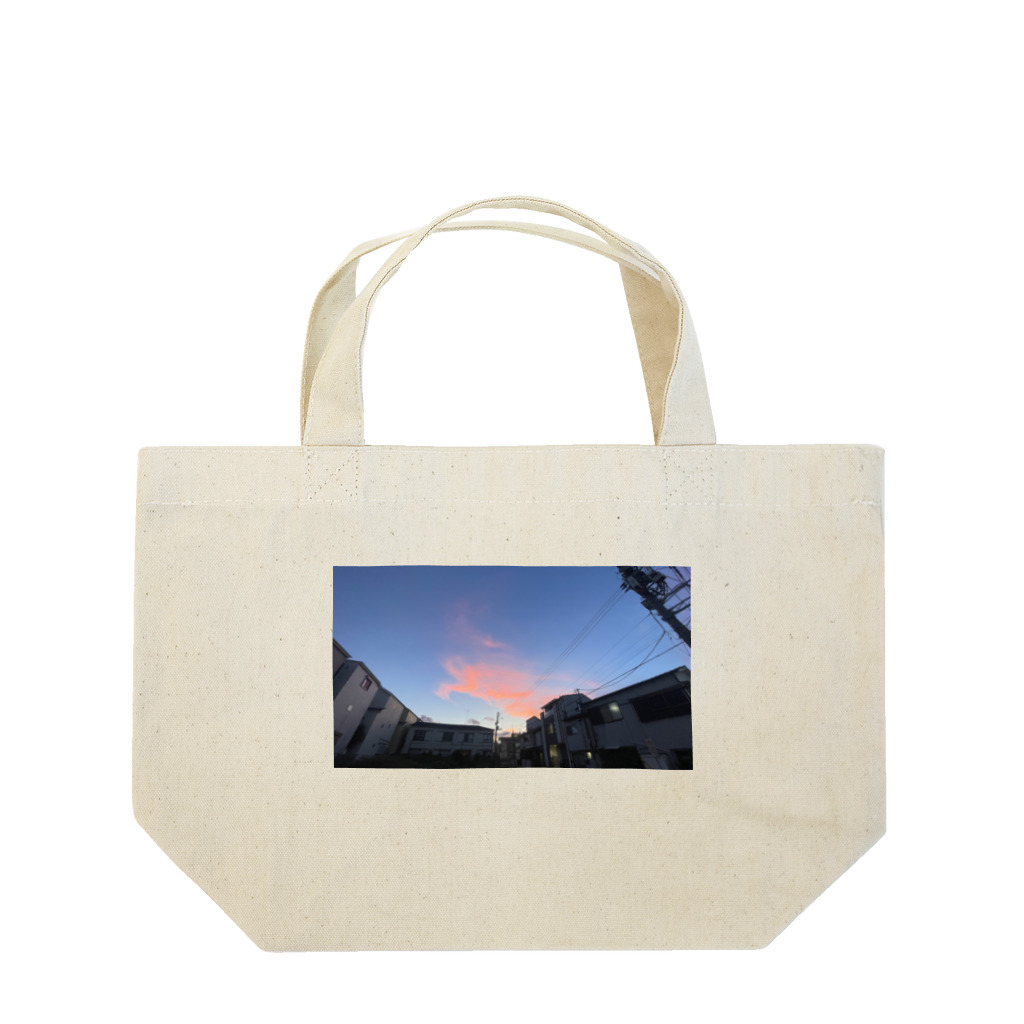 マツリのフォトショップの夕闇と夜空 Lunch Tote Bag