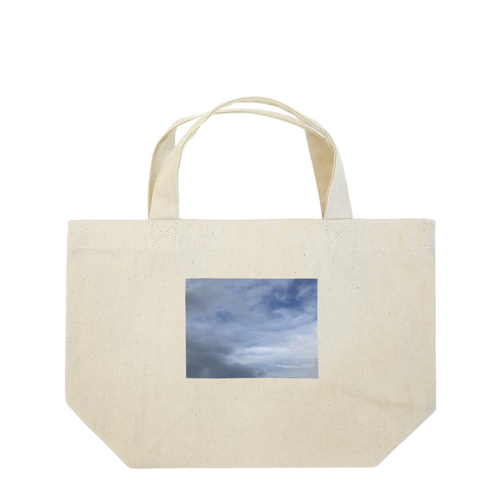 そらの4月16日　吹き荒れる風と雲 Lunch Tote Bag