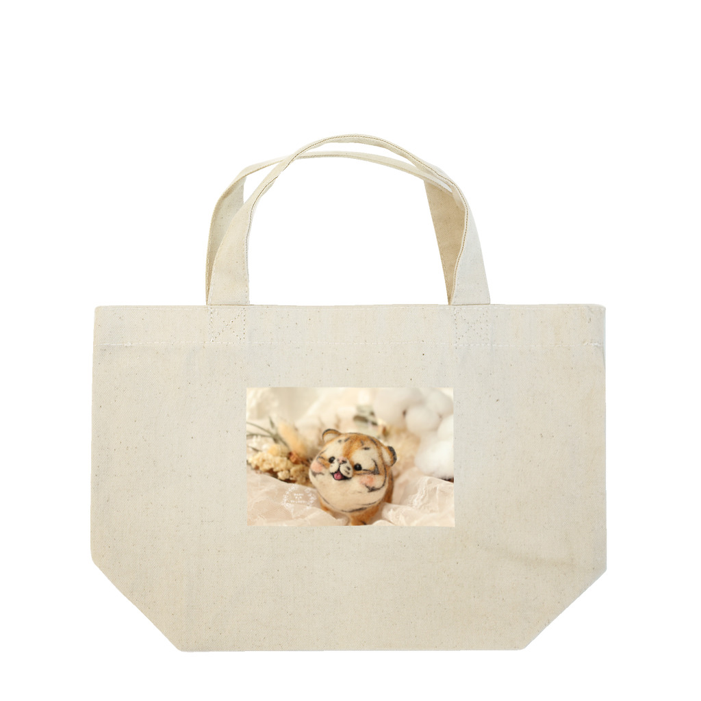 ふんわりマシュマロマンのまるまるしたとらちゃん Lunch Tote Bag