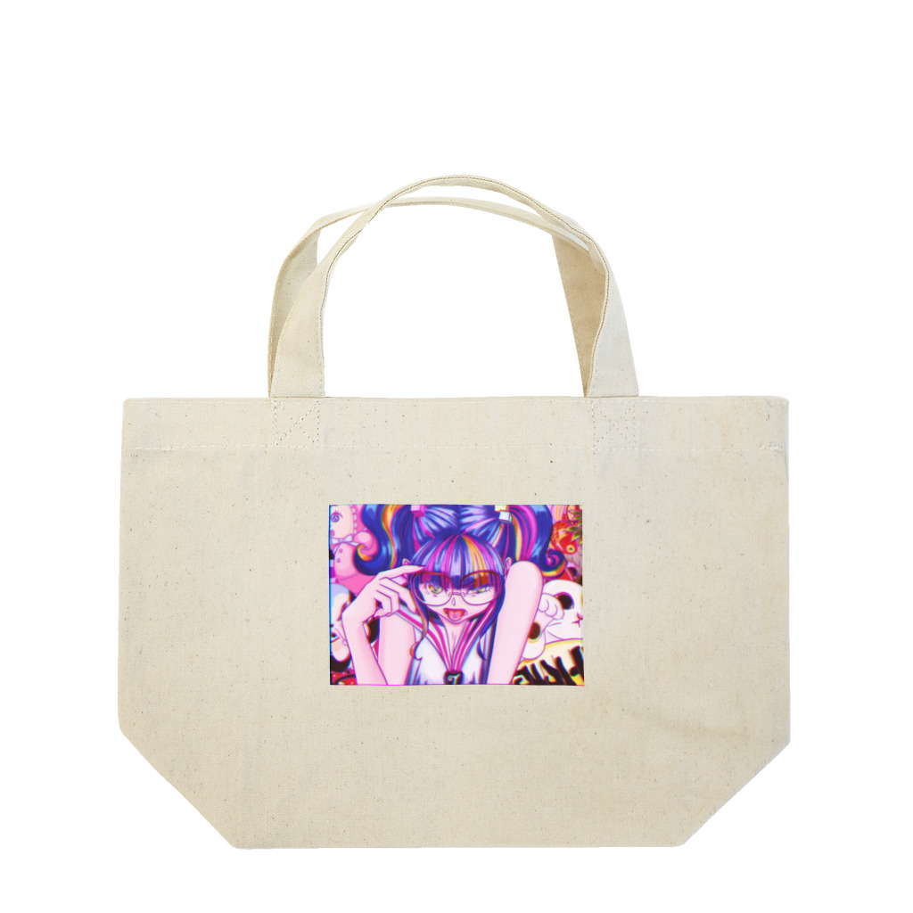 モダンラヂオの【昭和ヤンキー少女】 Lunch Tote Bag