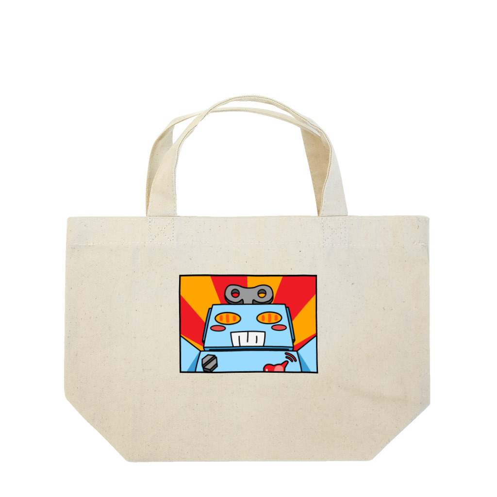 生物＝ケモノのヲ店のブリキ　彩色 Lunch Tote Bag