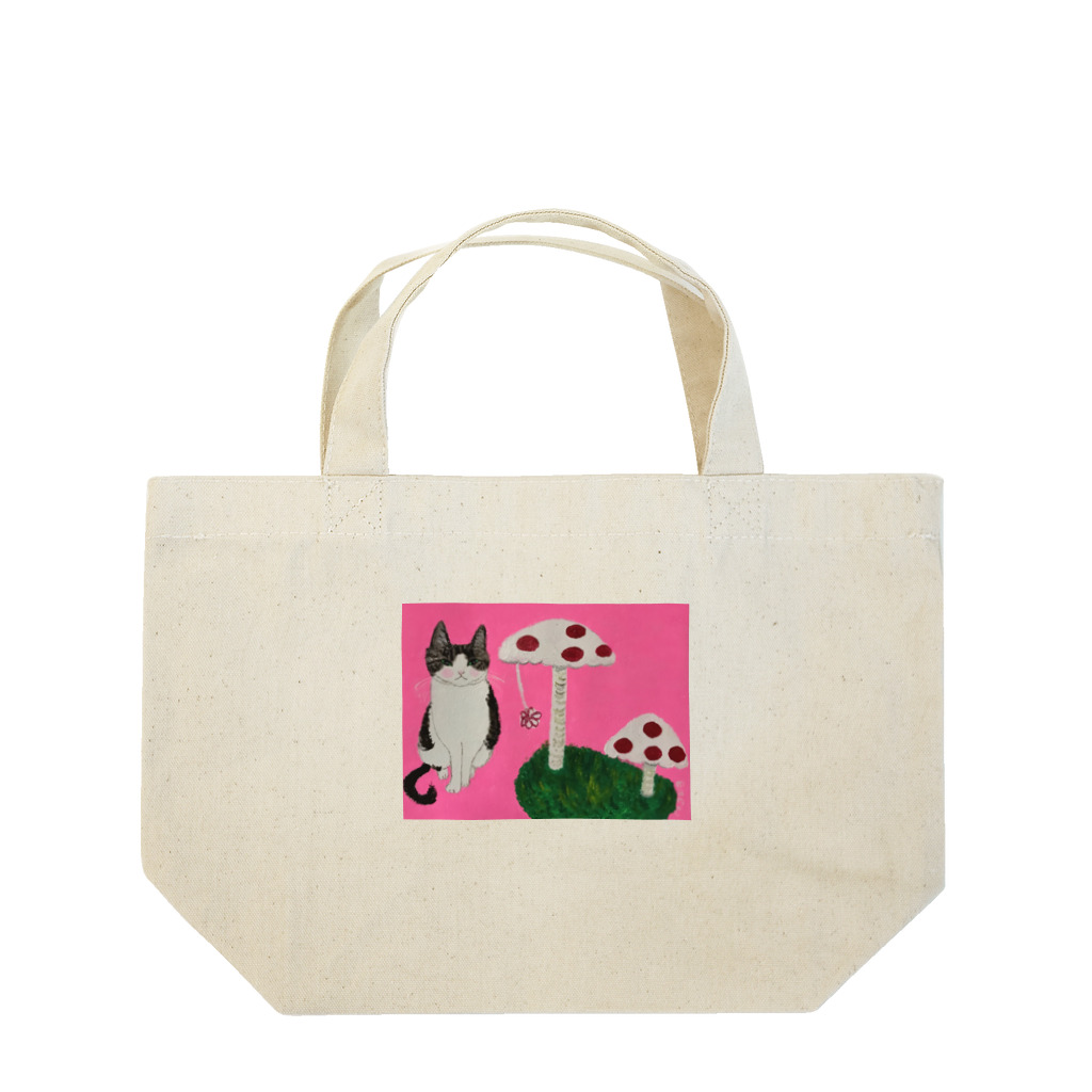 mame_otoのいろはちゃんとキノコ Lunch Tote Bag