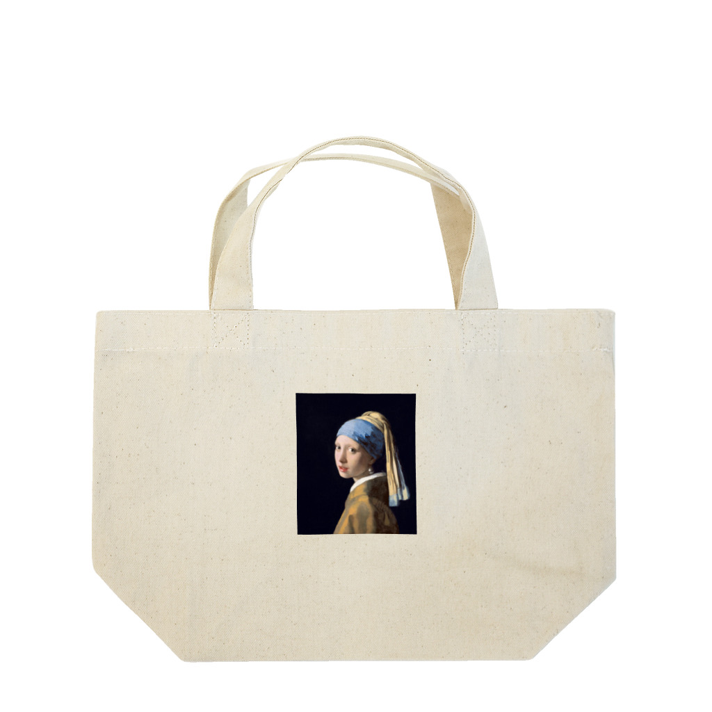 世界美術商店の真珠の耳飾りの少女 / Girl with a Pearl Earring ランチトートバッグ