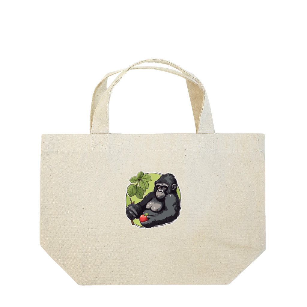 Sticker-Jrのゴリラ「gorugo」の日常 Lunch Tote Bag